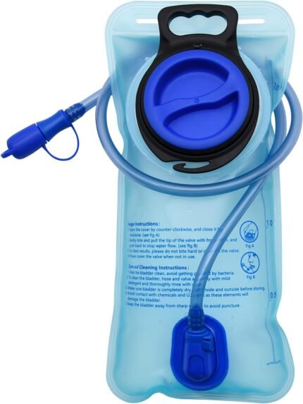 1.5L/2L/2.5L/3L Hydration Bladder, Large Opening Water Storage Bladder Bag